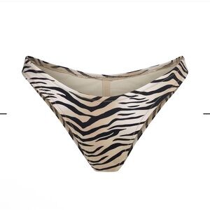 SKIMS Champagne Tiger Pattern Bikini Bottom